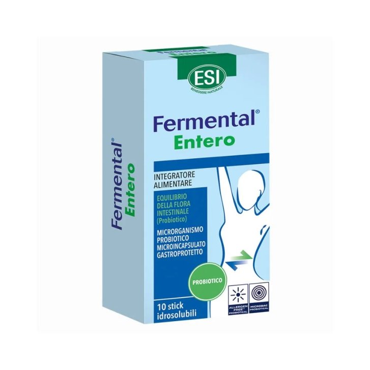 Esi Fermental Entero Integratore Flora Intestinale con Lacticaseibacillus Rhamnosus 10 Stick - ESI Esi Fermental Entero Integratore Flora Intestinale con Lacticaseibacillus Rhamnosus 10 Stick - ESI