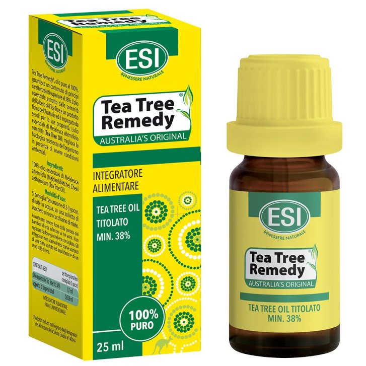 Tea Tree Remedy Oil Olio Essenziale Antibatterico 25 ml - ESI