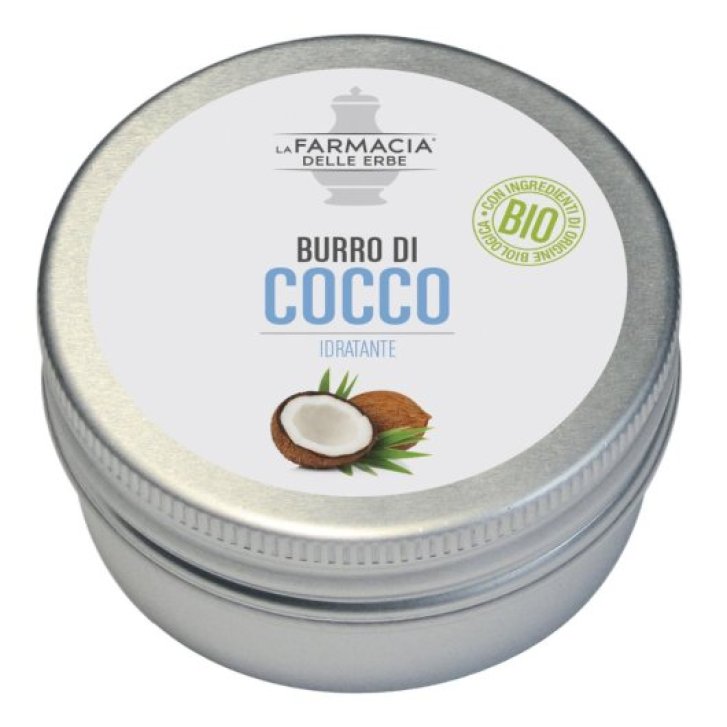 Burro Di Cocco Biologico Idratante con Vitamina E 50 ml - FARM. DELLE ERBE (DIV.COSWELL)