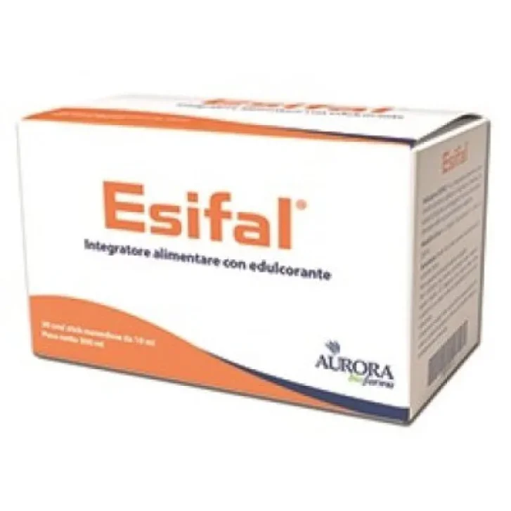 Esifal Plus Integratore Alimentare per Benessere Intestinale e Difese Immunitarie 20 Stick da 15 ml - Aurora Biofarma Esifal Plus Integratore Alimentare per Benessere Intestinale e Difese Immunitarie 20 Stick da 15 ml - Aurora Biofarma