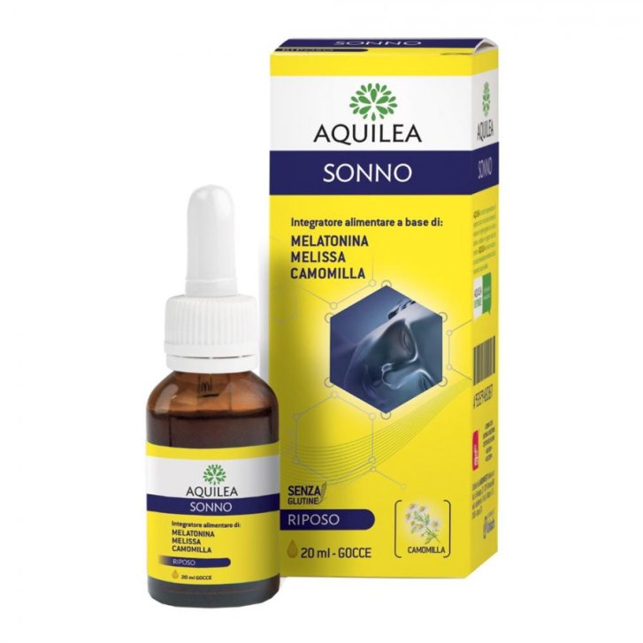Aquilea Sonno Gocce Integratore per Sonno con Melatonina 20 ml - Aquilea