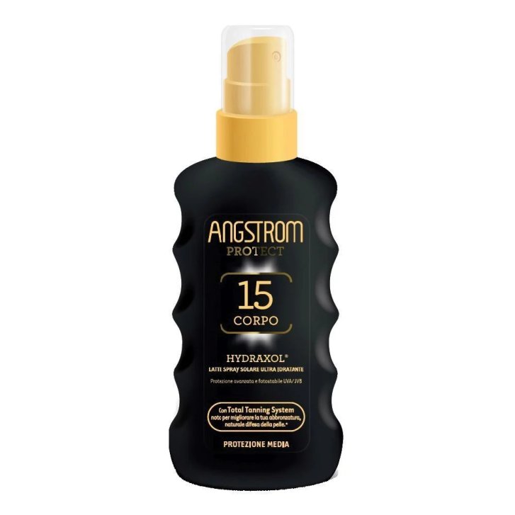 Angstrom Protect Hydraxol Latte Solare Spray SPF15 Ultra Idratante 175 ml - ANGSTROM
