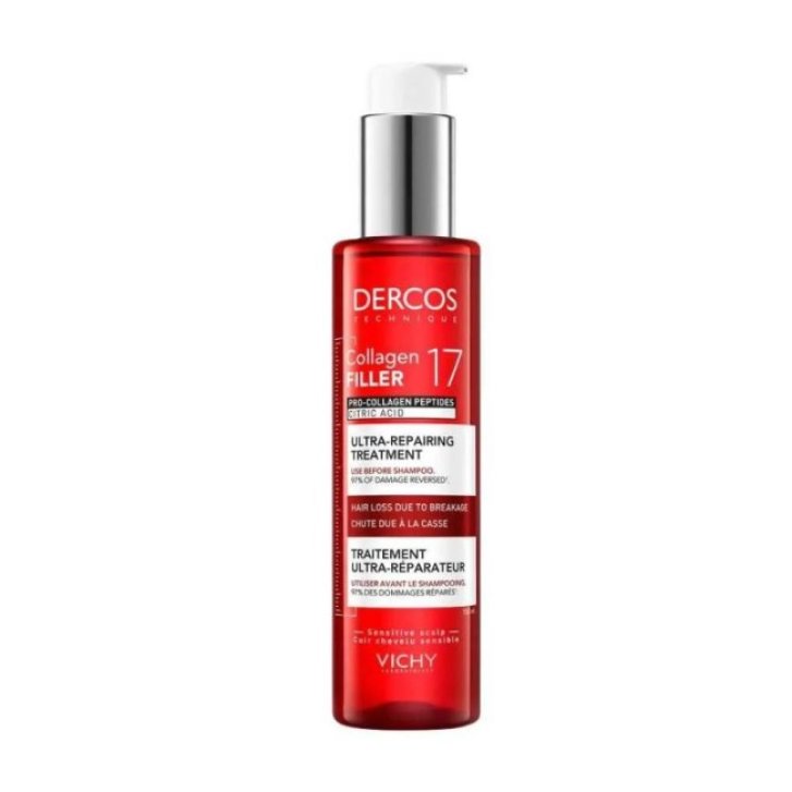 Dercos Collagen 17 Trattamento Pre-Shampoo Ultra Riparatore 150 ml - Vichy Dercos Collagen 17 Trattamento Pre-Shampoo Ultra Riparatore 150 ml - Vichy