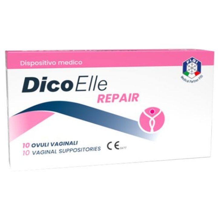 Dicoelle Repair Dispositivo Medico Vaginale con Acido Ialuronico 10 Ovuli - Dicofarm Spa