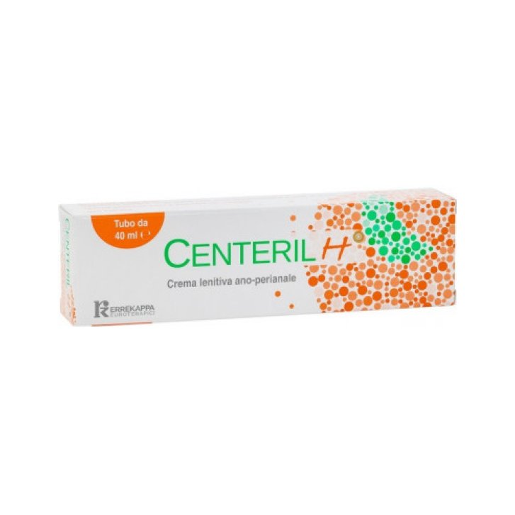 Centeril H Crema Lenitiva Rettale per Prurito e Dolore Ano-Perianale 40 g - ERREKAPPA EUROTERAPICI SpA Centeril H Crema Lenitiva Rettale per Prurito e Dolore Ano-Perianale 40 g - ERREKAPPA EUROTERAPICI SpA