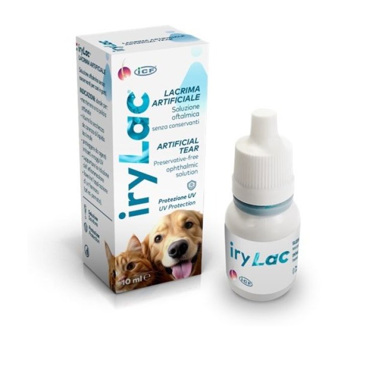 Irylac Lacrima Artificiale Soluzione Oftalmica per Cane e Gatto con Ectoina e Acido Ialuronico 10 ml - Nextmune Italy Srl Irylac Lacrima Artificiale Soluzione Oftalmica per Cane e Gatto con Ectoina e Acido Ialuronico 10 ml - Nextmune Italy Srl