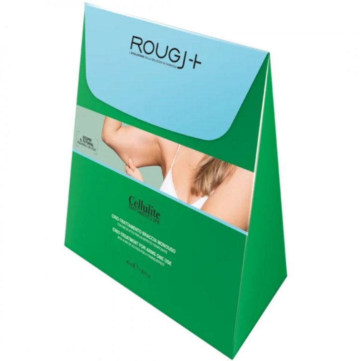 Rougj Cellulite Trattamento Crio per Braccia Monouso con Mentolo e Estratti Vegetali 2 Manicotti 40 ml - Rougj