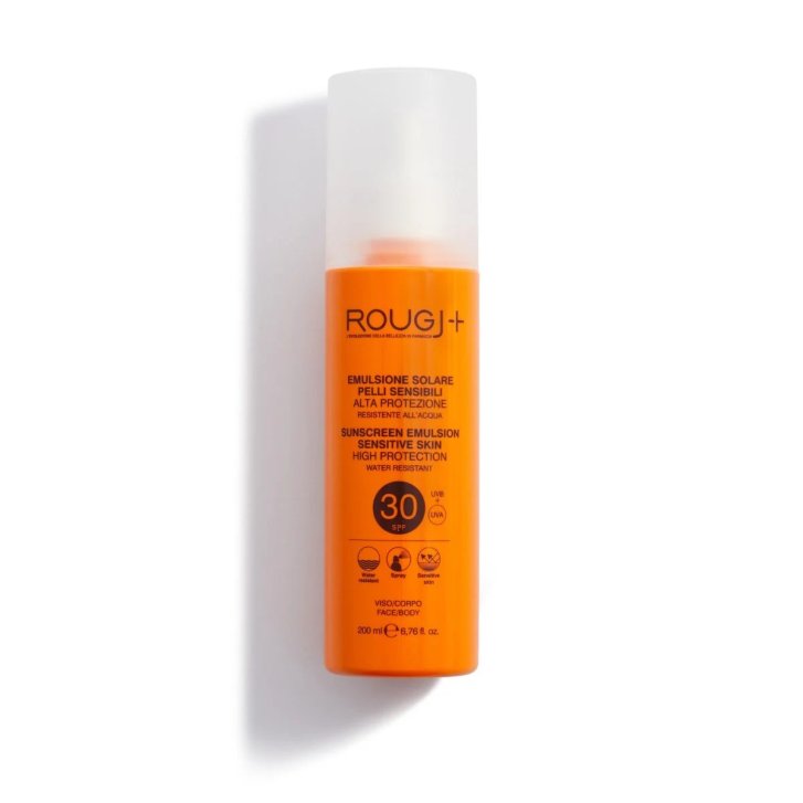 Rougj Spray Solare SPF30 per Pelli Sensibili 200 ml - Rougj Group Srl