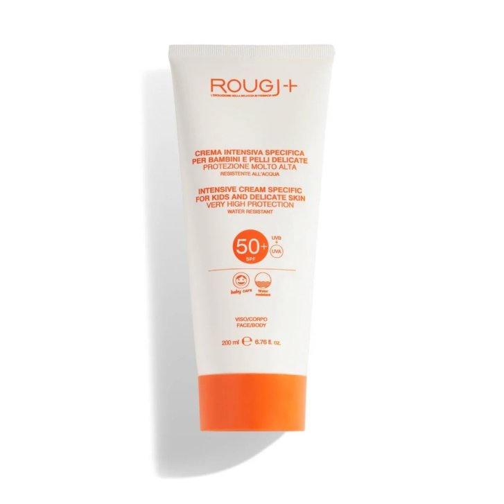 Rougj Kids Crema Solare SPF50+ con Estratto di Physalis e Ceramidi 200ml - Rougj