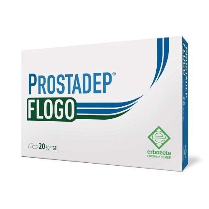 Prostadep Flogo Integratore per Prostata e Vescica con Serenoa e Graminex 20 Softgel - Erbozeta