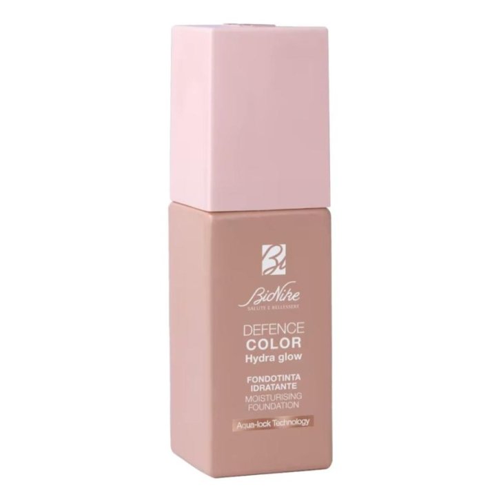 Defence Color Hydra Glow Fondotinta Idratante con Acido Ialuronico e Niacinamide 30 ml - Bionike