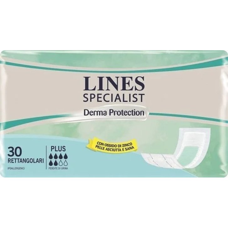 Lines Specialist Derma Protection Pannoloni per Incontinenza Super Assorbenti 30 Pezzi
