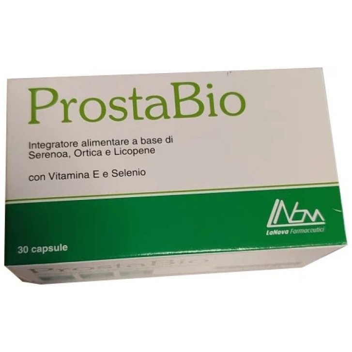 Prostabio Integratore per la Funzionalità della Prostata con Serenoa Ortica e Licopene 30 Capsule - Lanova Prostabio Integratore per la Funzionalità della Prostata con Serenoa Ortica e Licopene 30 Capsule - Lanova