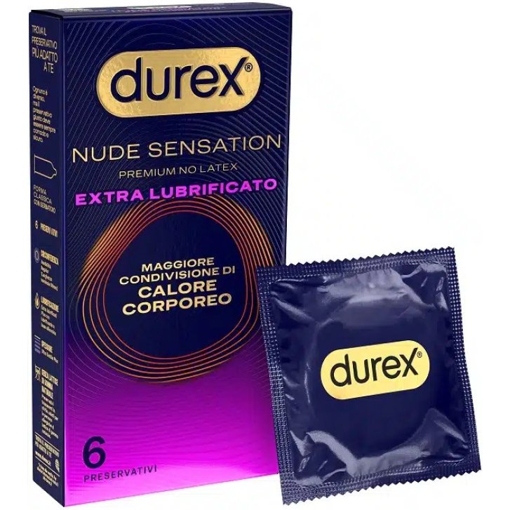 Durex Nude Sensation Preservativo Regular Extra Lubrificato 6 Pezzi - Reckitt Benckiser H.(It.) Spa Durex Nude Sensation Preservativo Regular Extra Lubrificato 6 Pezzi - Reckitt Benckiser H.(It.) Spa