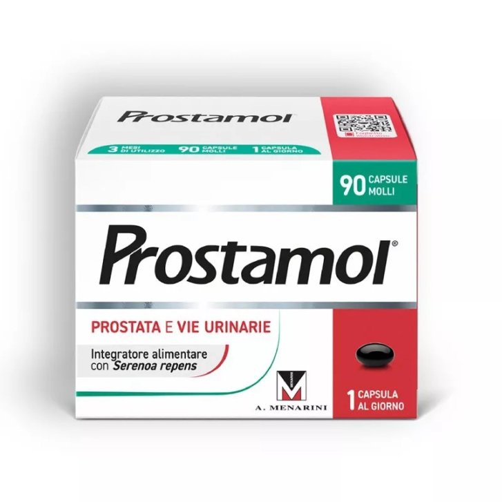 Prostamol Integratore per la Prostata con Serenoa Repens 90 Capsule Molli - Prostamol