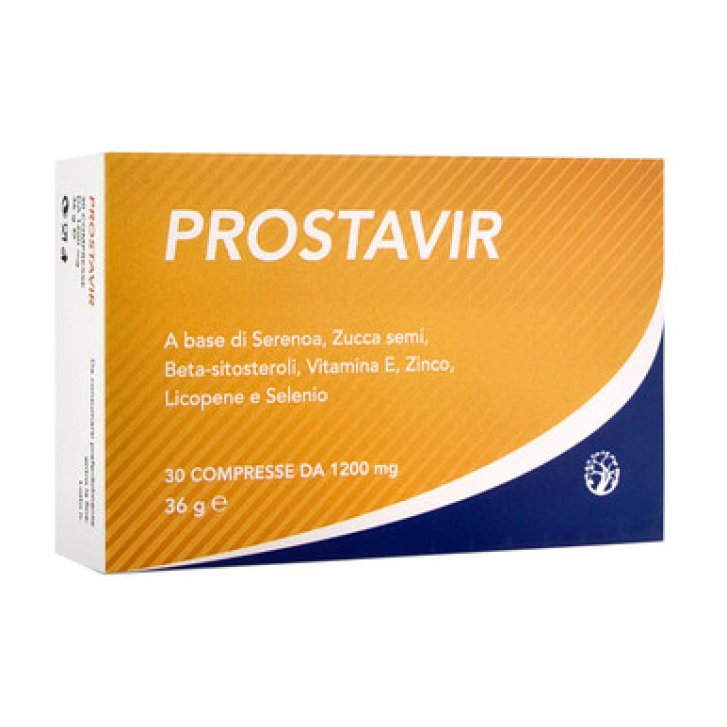Prostavir Integratore per Funzionalità della Prostata con Serenoa e Zinco 30 Compresse - Abros