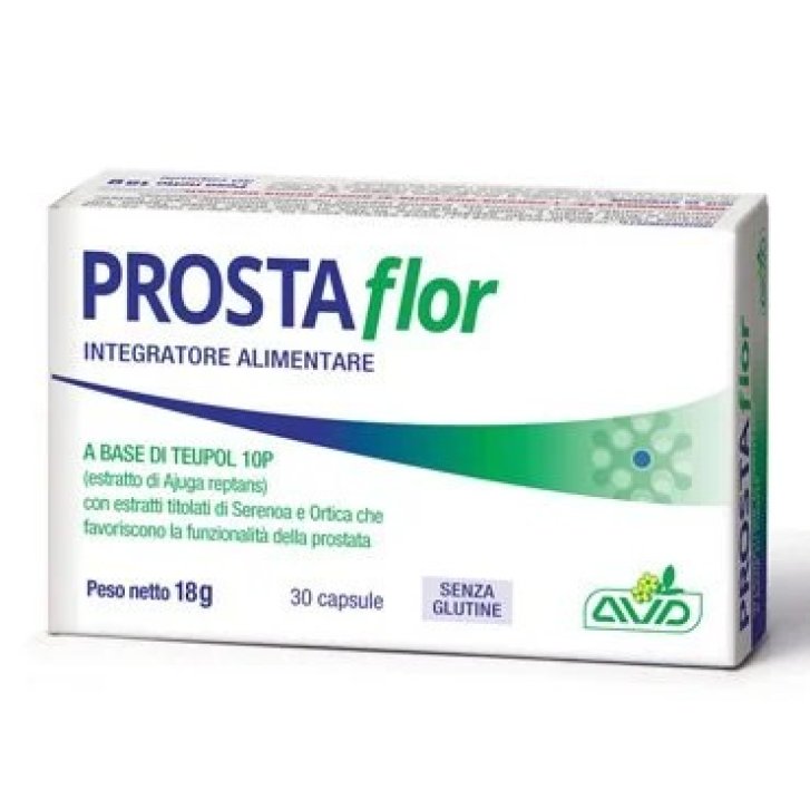 Prostaflor Integratore per la Funzionalità della Prostata con Serenoa Ortica e Zinco 30 Capsule - A.V.D. Reform