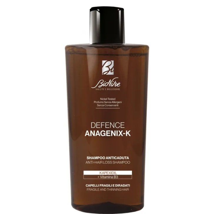 Defence Anagenix K Shampoo Anticaduta Complementare con Kapexidil 200 ml - Bionike