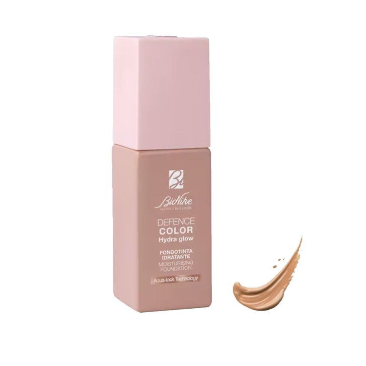 Defence Color Hydra Glow Fondotinta Idratante con Acido Ialuronico e Niacinamide 30 ml - Bionike