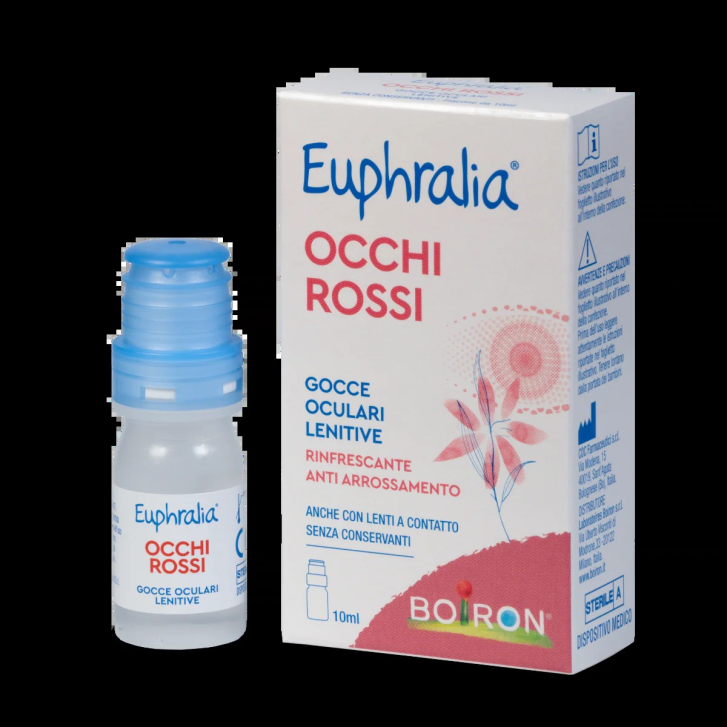 Euphralia Occhi Rossi Collirio Lenitivo con Sodio Ialuronato 10 ml - Boiron