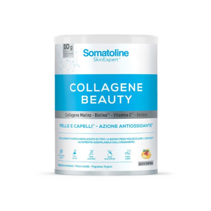 Somatoline Collagene Beauty Integratore Alimentare Gusto Tropicale 216g - Olyos Italia Srl