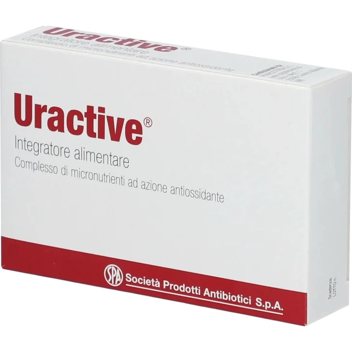 Uractive Integratore Alimentare Antiossidante con Zinco Selenio e Licopene 30 Capsule - SPA