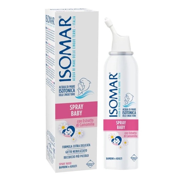 Isomar Naso Spray Baby Con Camomilla Soluzione Isotonica 100 ml - Isomar Isomar Naso Spray Baby Con Camomilla Soluzione Isotonica 100 ml - Isomar