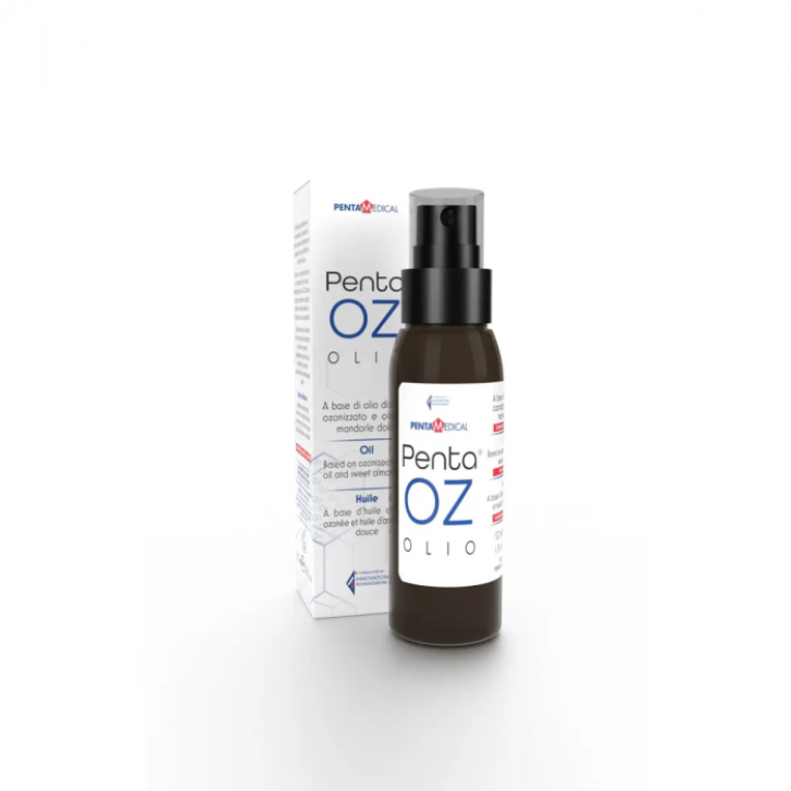 Penta Oz Olio Lenitivo per Pelle Sensibile con Olio Ozonizzato e Vitamina E 50 ml - Pentamedical