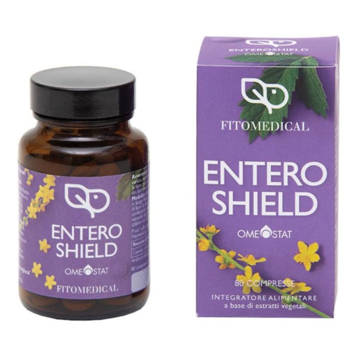 Enteroshield Omeostat Integratore per Regolarità del Transito Intestinale 80 Compresse - Fitomedical