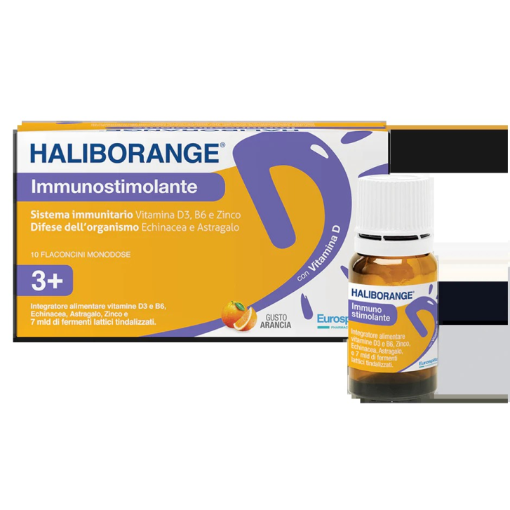 Haliborange Immuno Integratore per il Sistema Immunitario con Vitamina D3 e Fermenti Lattici 10x10ml - Haliborange Haliborange Immuno Integratore per il Sistema Immunitario con Vitamina D3 e Fermenti Lattici 10x10ml - Haliborange