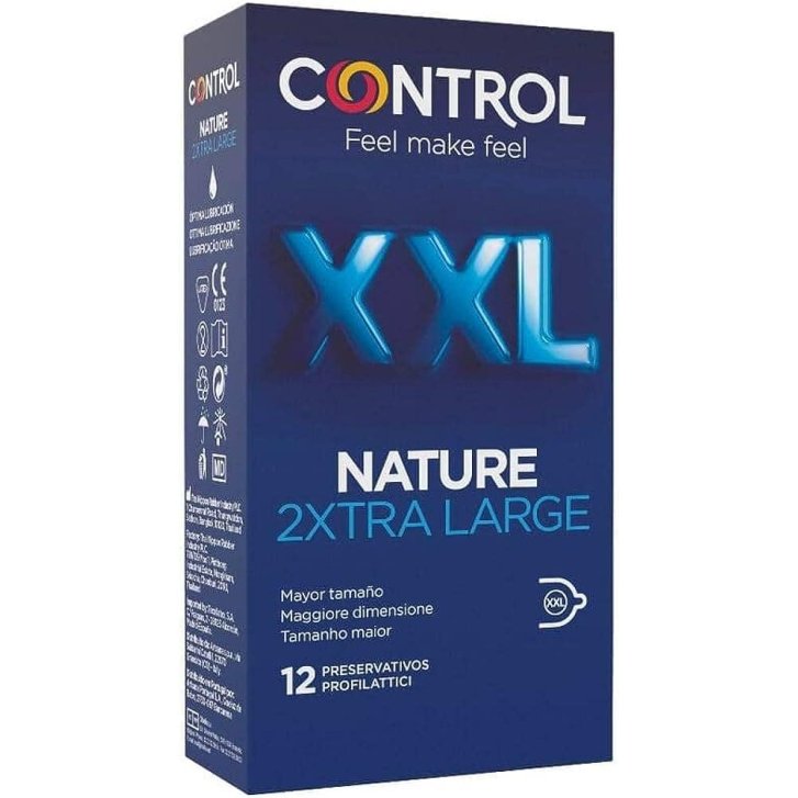 Control Nature Xxl Profilattici in Lattice Naturale 60 Mm 12 Pezzi - Control