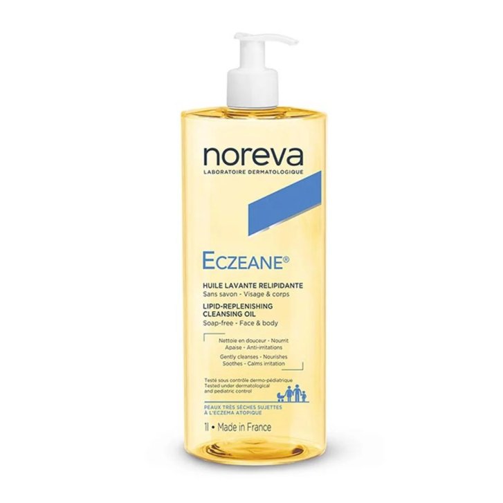 Eczeane Olio Detergente Relipidante per Pelli Molto Secche e Atopiche 1 Litro - Noreva Italia Srl Eczeane Olio Detergente Relipidante per Pelli Molto Secche e Atopiche 1 Litro - Noreva Italia Srl