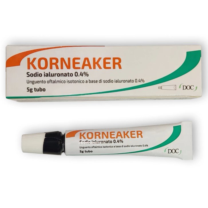 Korneaker Unguento Oftalmico Sterile al Sodio Ialuronato 0,4% 5 g - DOC Generici Srl Korneaker Unguento Oftalmico Sterile al Sodio Ialuronato 0,4% 5 g - DOC Generici Srl
