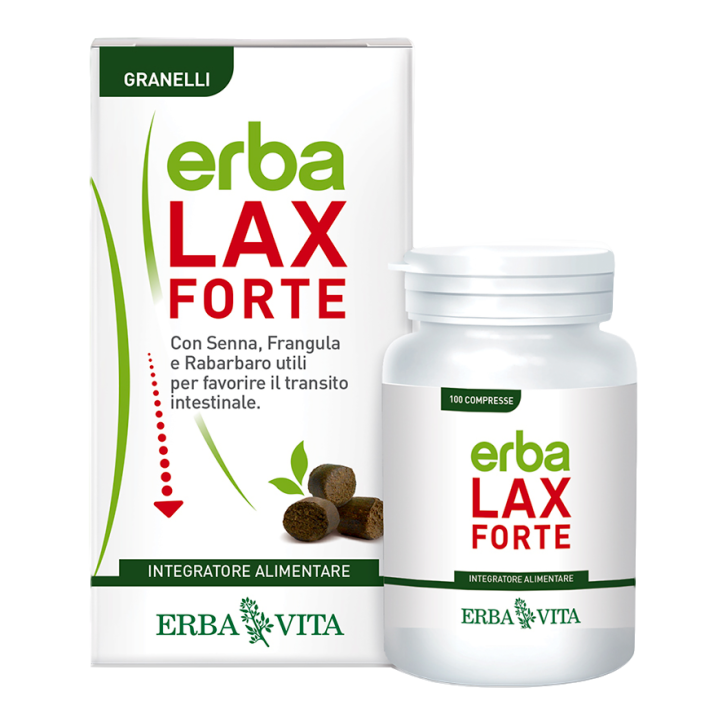Erbalax Forte Granelli Integratore per Transito Intestinale 30 g - ERBA VITA