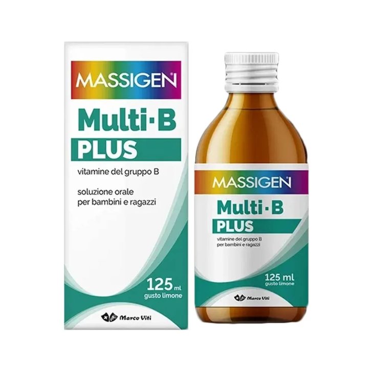 Massigen Multi B Plus Integratore Vitamine B e Inositolo per Bambini 125 ml - Massigen