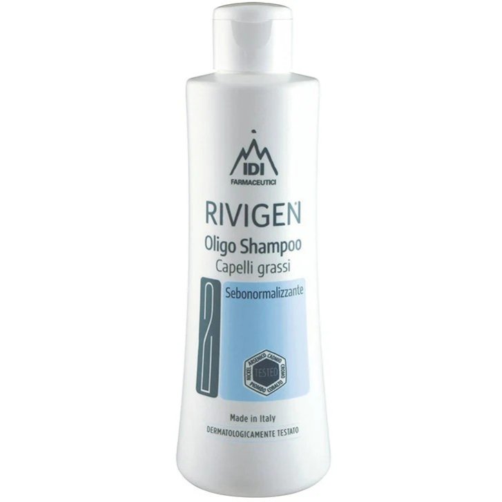 Rivigen Oligo Shampoo per Capelli Grassi Detergente Sebonormalizzante 200 ml - IDI