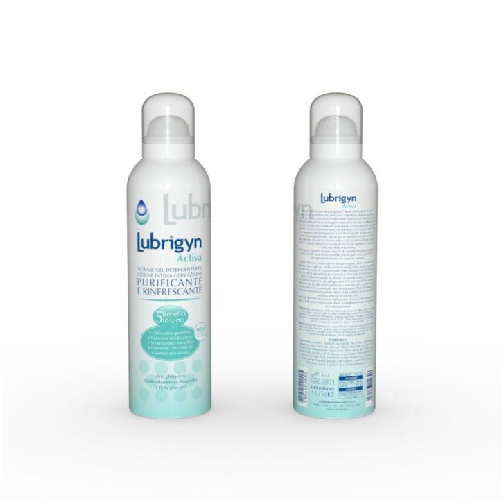 Lubrigyn Activa Mousse-Gel Detergente Antibatterico e Lenitivo 150 ml - Uniderm Farmaceutici