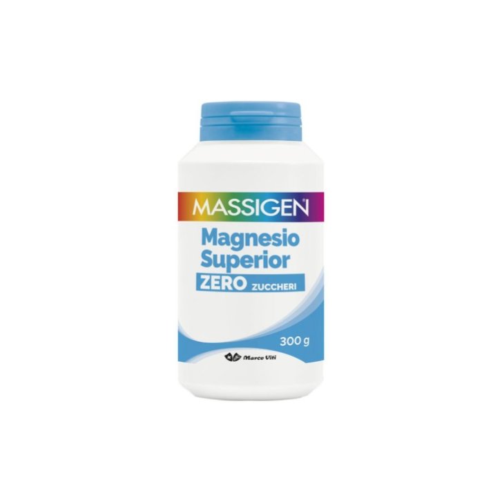 Massigen Magnesio Superior Integratore Alimentare Zero Zuccheri 300 g - Massigen