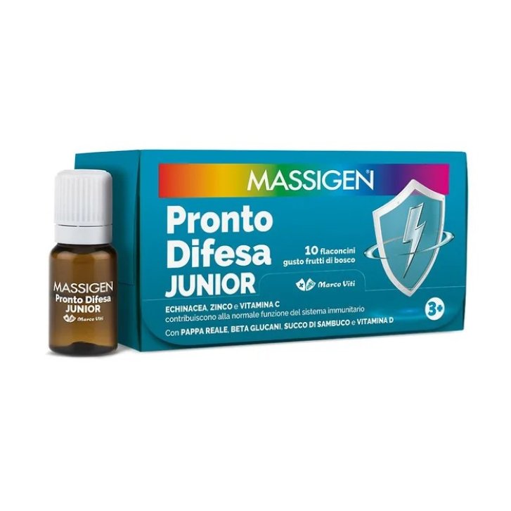 Massigen Pronto Difesa Junior Integratore per le Difese Immunitarie 10 Flaconcini da 10 ml - Massigen