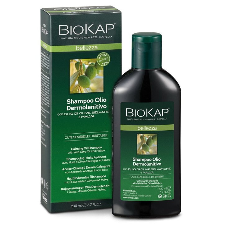 Biokap Shampoo Olio Dermolenitivo per Cuoio Capelluto Sensibile 200 ml - Bios Line