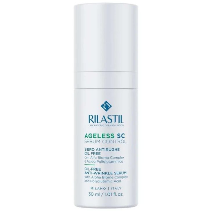 Rilastil Ageless Sc Siero Antirughe Oil Free per Pelle Mista e Grassa 30ml - Rilastil