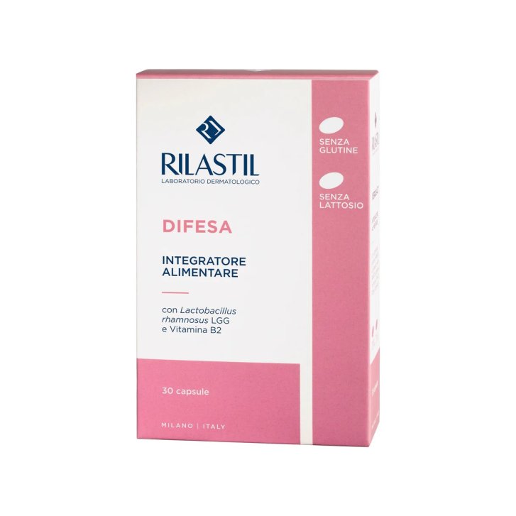 Rilastil Difesa Integratore Alimentare con Probiotici e Vitamina B2 30 Capsule - Rilastil