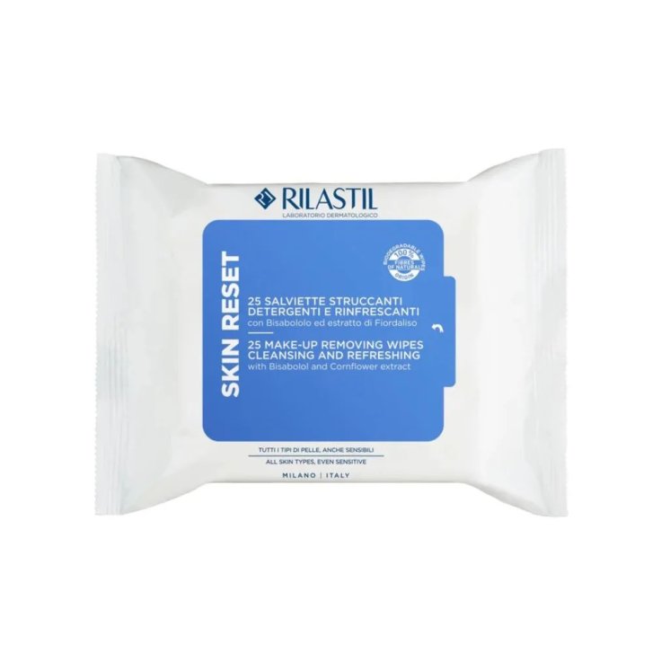 Rilastil Skin Reset Salviette Struccanti Detergenti 25 Pezzi - Rilastil