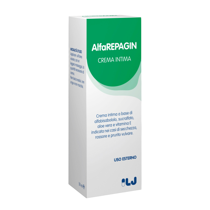 Alfarepagin Crema Intima con Sucralfato Aloe Vera e Vitamina E 50 ml - Linker Srl Societa\' Unipersona