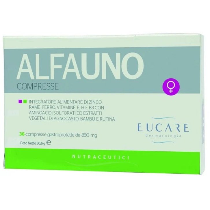 Alfauno Integratore Alimentare per Pelle Capelli e Unghie 36 Compresse - Eucare