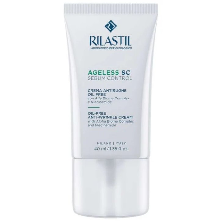 Rilastil Ageless Sc Crema Antirughe Oil-Free con Alfa Bioma Complex 40 ml - Rilastil
