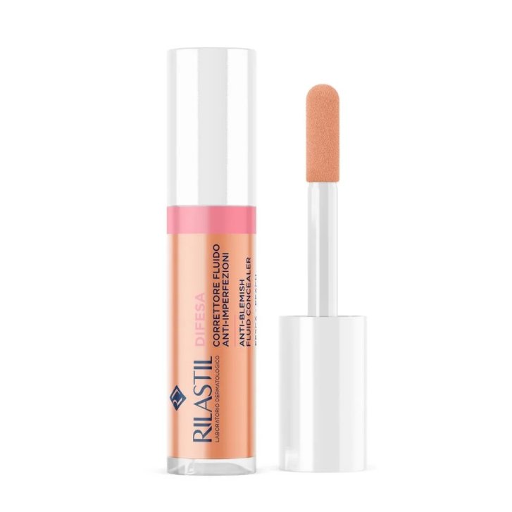 Rilastil Difesa Correttore Fluido Anti-Imperfezioni con Acido Ialuronico e Vitamina E 5,2ml - Rilastil