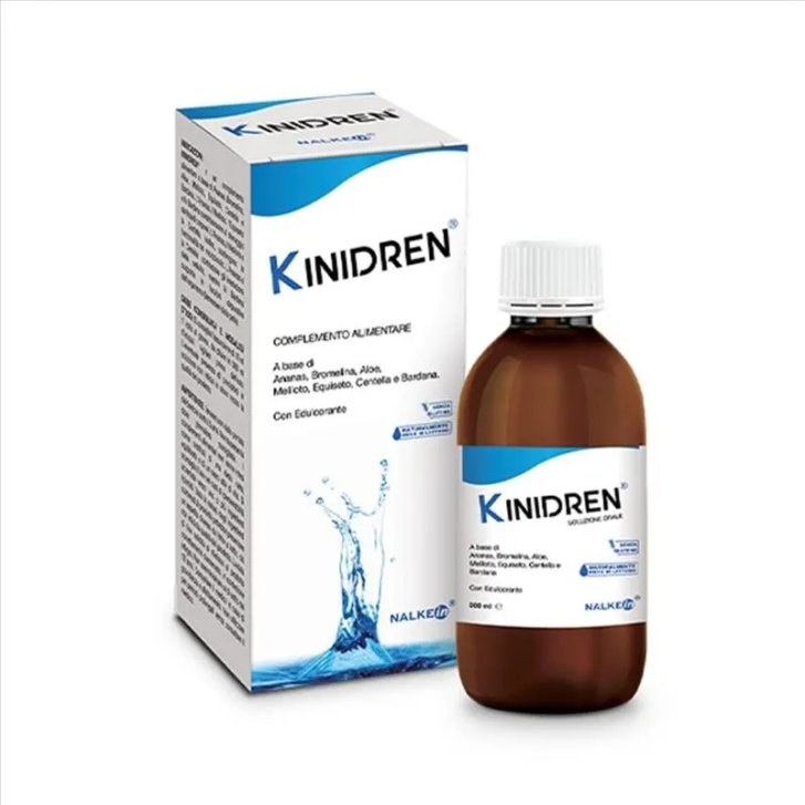 Kinidren Integratore Alimentare Drenante con Ananas e Bromelina 300 ml - NALKEIN SA