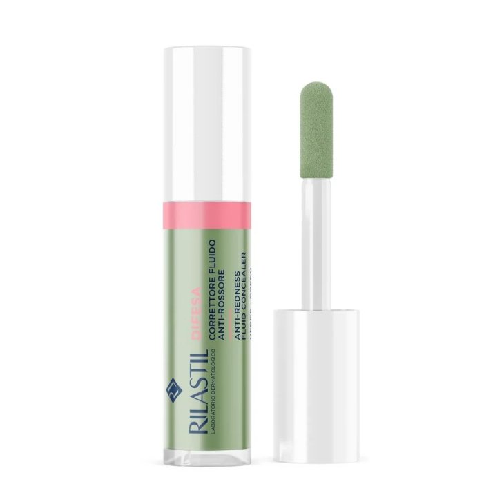 Rilastil Difesa Correttore Fluido Anti-Rossore con Acido Ialuronico e Vitamina E 5,2 ml - Rilastil