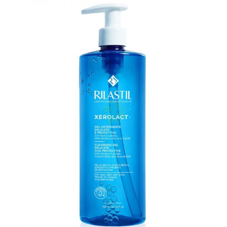 Rilastil Xerolact Gel Detergente Delicato per Pelli Secche e Sensibili 400 ml - Rilastil